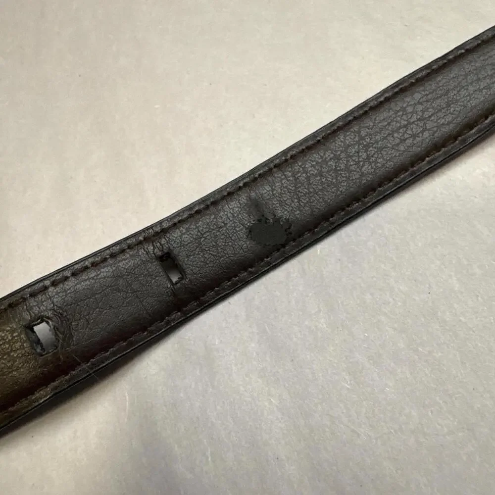 Vintage Calvin Klein reversible black/ brown‎ Leather Belt size L